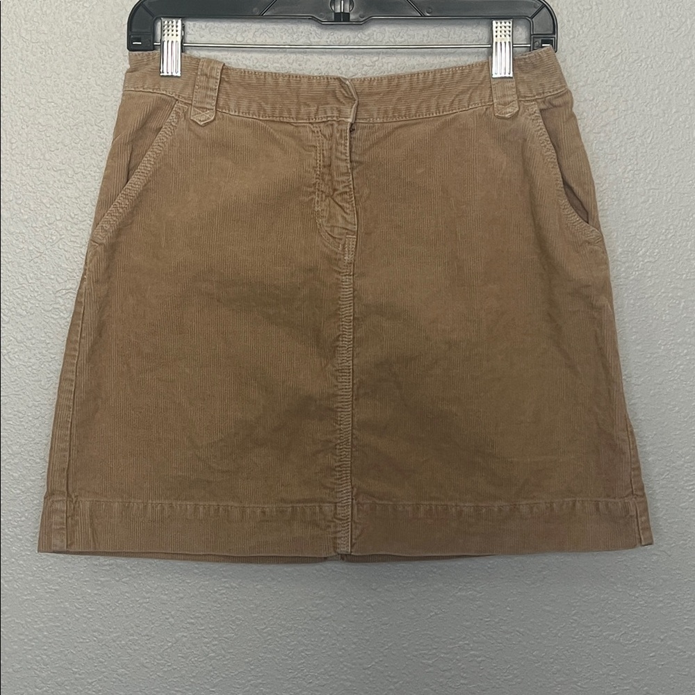 JCrew Vintage Corduroy Mini Skirt Tan Size 6